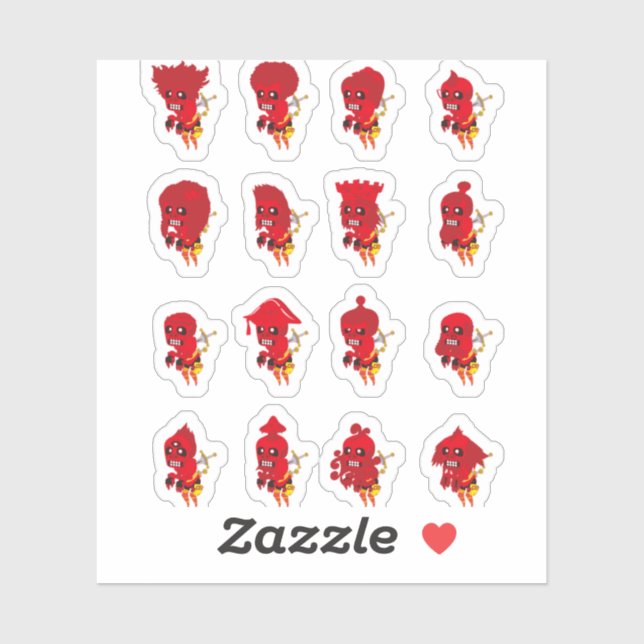 Happy-halloween-Aufkleber Aufkleber (Blatt)