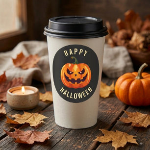 Happy Halloween Aufkleber - Gruseliger Jack O Lant