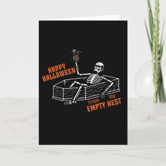 Happy Halloween aus meinem leeren Nest Karte