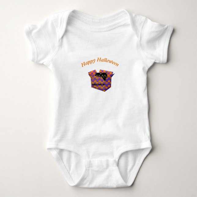 Happy Halloween Baby Strampler (Vorderseite)
