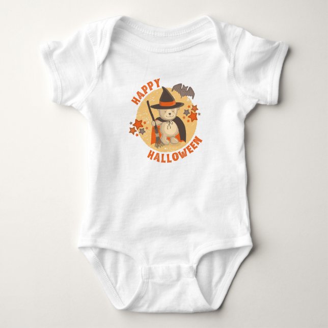 Happy halloween baby strampler (Vorderseite)