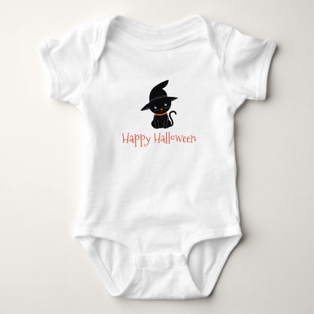 Happy Halloween Baby Strampler (Vorderseite)