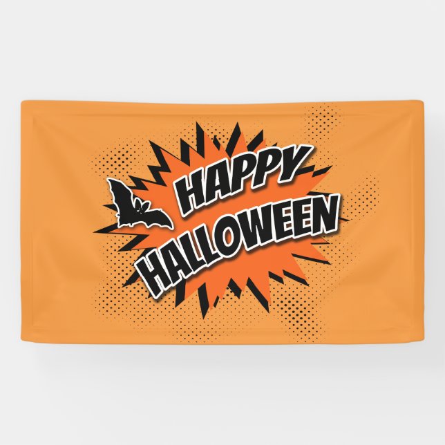 Happy Halloween Banner (Horizontal)