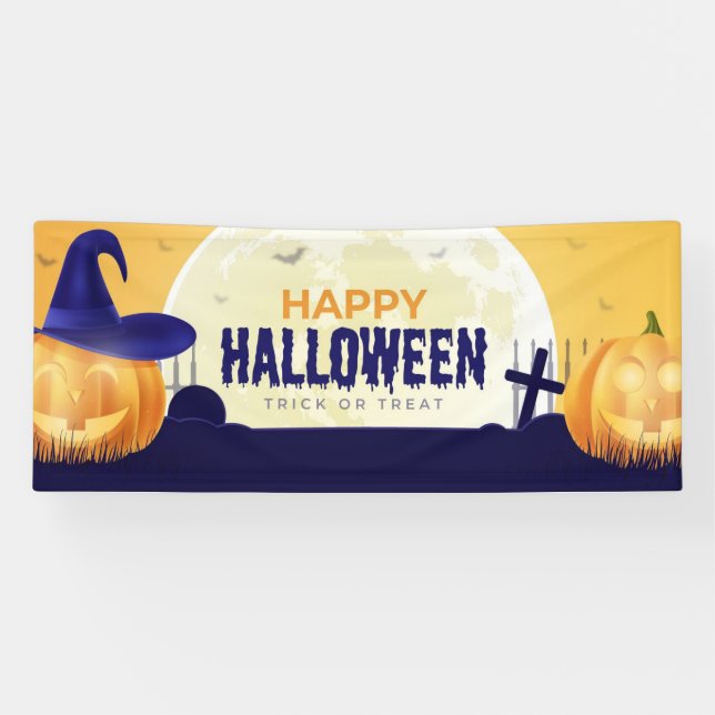 Happy Halloween Banner (Horizontal)