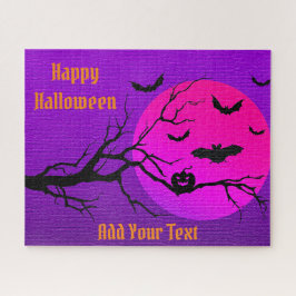 Happy Halloween Bat Puzzle