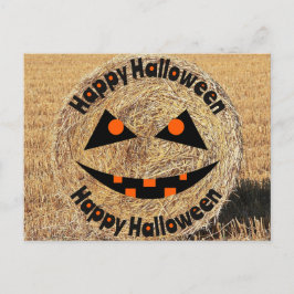 Happy Halloween Bauer Rancher Hey Trick or Treat Postkarte