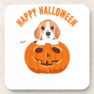 Happy Halloween Beagle Dog Pumpkin Kostüme Thanks Getränkeuntersetzer