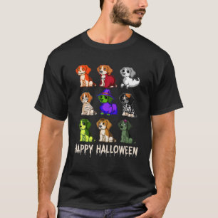 Happy Halloween Beagle Hund Hexe Mummy Halloween H T-Shirt