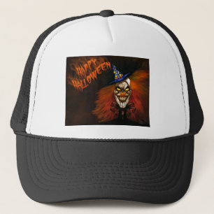 Happy Halloween Beängstigend Clown Truckerkappe
