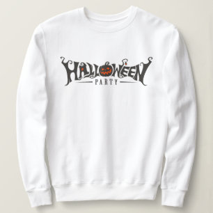 Happy Halloween Beängstigend Kürbisgesicht Sweatshirt