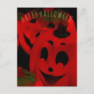 Happy Halloween Beängstigend Spooky Pumpkins Postkarte