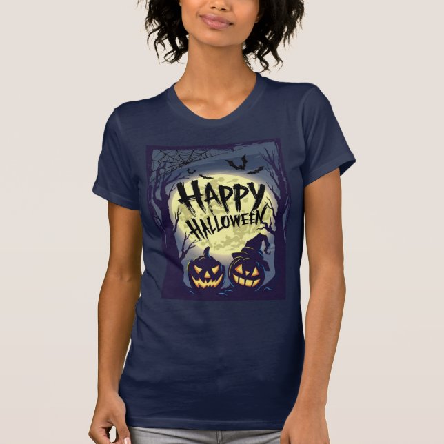 Happy Halloween Bilder und Fotos  T-Shirt (Vorderseite)