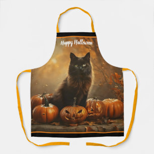 Happy Halloween Black Cat Collection Schürze