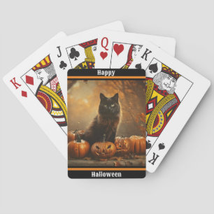 Happy Halloween Black Cat Collection Spielkarten