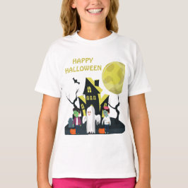 Happy Halloween Black Green Kids T-Shirt