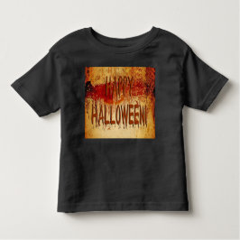 Happy Halloween Blood festgehalten Wall Kleinkind Kleinkind T-shirt