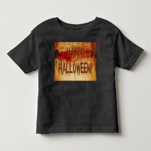 Happy Halloween Blood festgehalten Wall Kleinkind  T-shirt