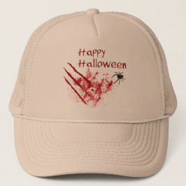 Happy Halloween Bloody Scratches Truckerkappe