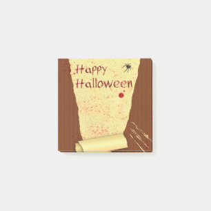 Happy Halloween Bloody Wallpaper Post-it Klebezettel