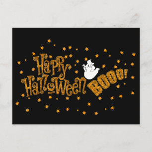 Happy Halloween Boo Postkarte