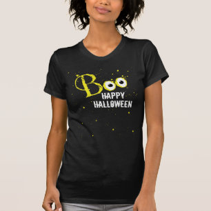 Happy Halloween Boo Spooky Eyes T-Shirt