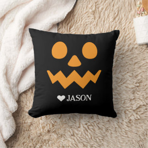 Happy Halloween boo spooky Kürbis Gesicht Kissen