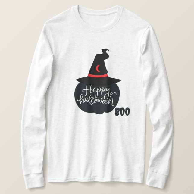 Happy Halloween Boo Women T-Shirt (Design vorne)
