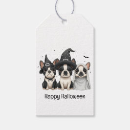 Happy Halloween Boston Terrier Dogs Geschenkanhänger