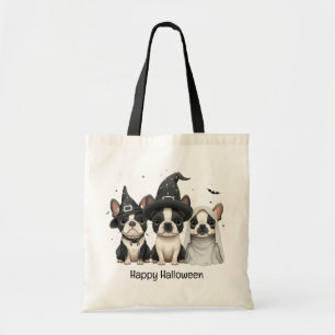 Happy Halloween Boston Terrier Dogs Tragetasche