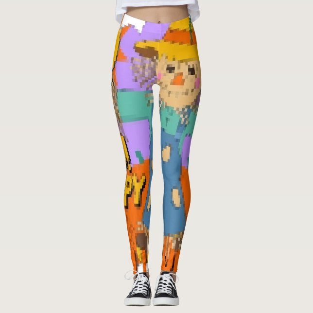 Happy Halloween boy  Leggings (Vorderseite)