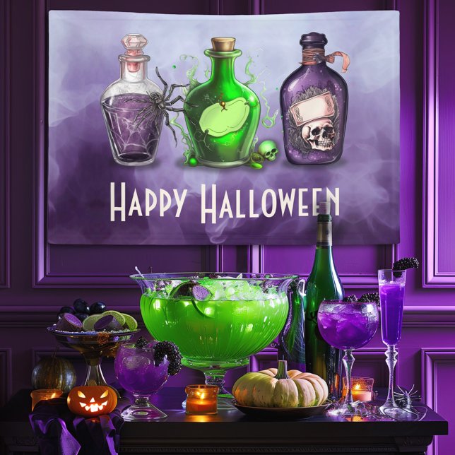 Happy Halloween Brews und Boos Apothecary Banner (Von Creator hochgeladen)