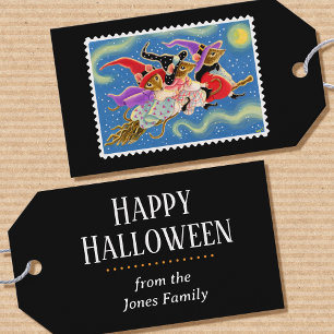 Happy Halloween Broomstick Mäuse Niedlich Hexe Geschenkanhänger
