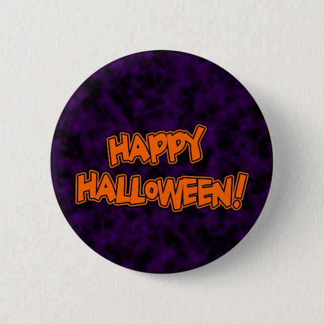 Happy Halloween Button (Vorderseite)