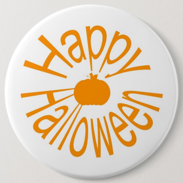 Happy Halloween Button (Vorderseite)