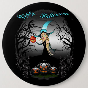 Happy Halloween Button