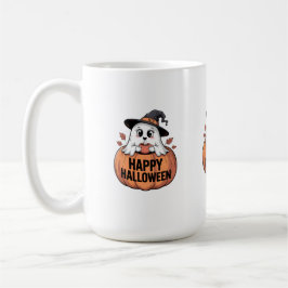Happy Halloween Caffeine Ghost Kaffeetasse