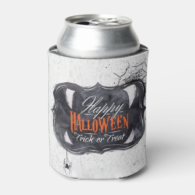 Happy Halloween Can Cooler Dosenkühler (Kanne Vorderseite)