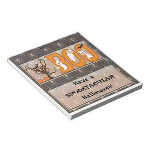 Happy Halloween Candy Bar Wrapper Gastgeschenk Notizblock