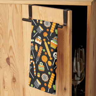 Happy Halloween Candy Geschirrtuch