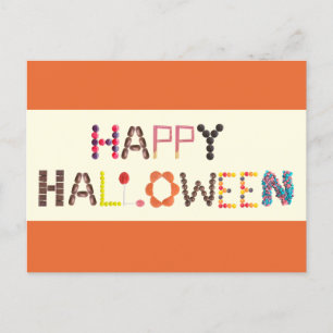 Happy Halloween Candy - Niedlich für Kinder Postkarte