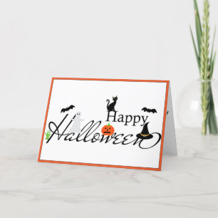 Happy Halloween Card Feiertagskarte