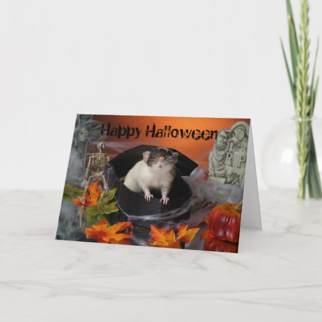Happy Halloween Card Karte (Vorderseite)