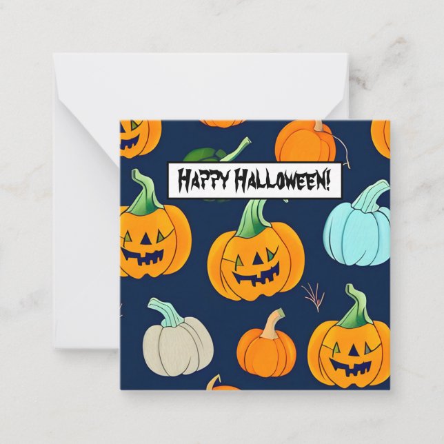Happy Halloween Card Mitteilungskarte (Vorderseite)