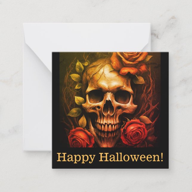 Happy halloween cards, niedlich, Stock up! Mitteilungskarte (Vorderseite)