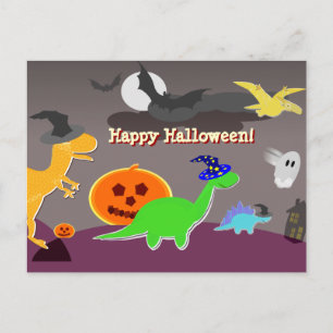 Happy Halloween Cartoon Postcard Postkarte