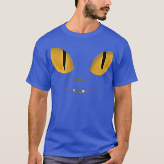 Happy Halloween Cat Eyes Spooky Beängstigend Cat F T-Shirt