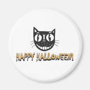 Happy Halloween Cat Magnet