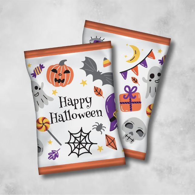 Happy Halloween Chip Bag Wrapper/Candy Bags Flyer (Von Creator hochgeladen)