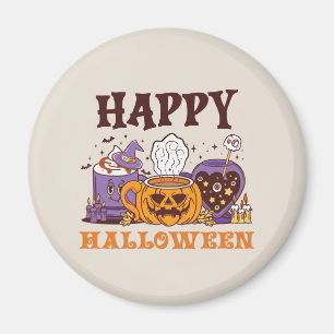 Happy Halloween Coffee Brew Magnet