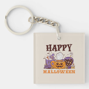 Happy Halloween Coffee Brew Schlüsselanhänger